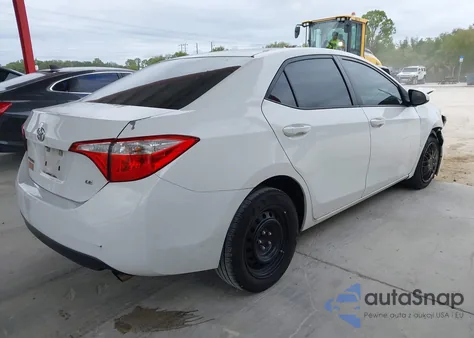 2016 Toyota Corolla Le z USA, uszkodzony, nr VIN 5YFBURHE4GP564882